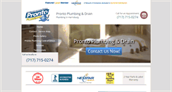 Desktop Screenshot of plumbinginharrisburg.com